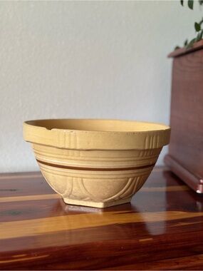 Yellow Ware Mixing Bowl 10”